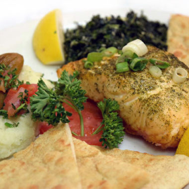 Entrees Seafood - Cretan Salmon